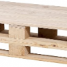 Table basse d'appoint en palettes recyclée